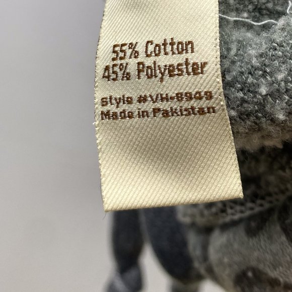 Leopard Print Women's Cropped Hoodie Lightweight Sweatshirt Vintage Havana Small - Picture 9 of 11